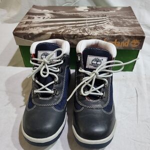 Timberland Black Youth Field Boots Sneakers with Durable Soles Size 3